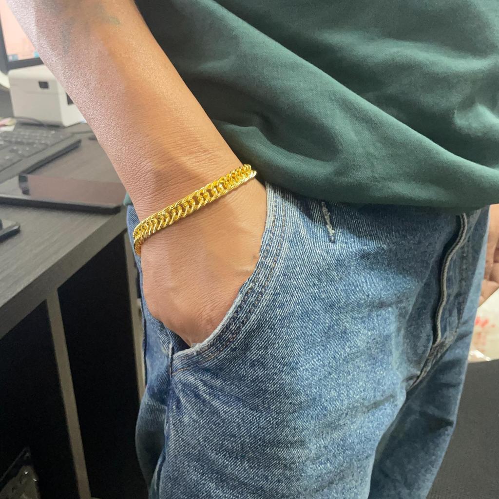 Exaggerated Gold-Plated Thick Hip Hop Chain Necklace - Performance Prop Accessory