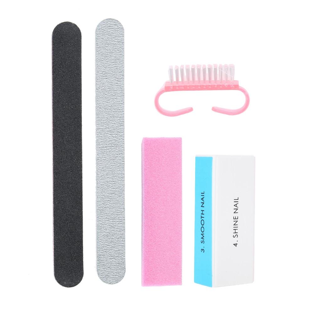 5pcs Professional Manicure Tool Nail Files Buffers Pedicure Nail Art Kit