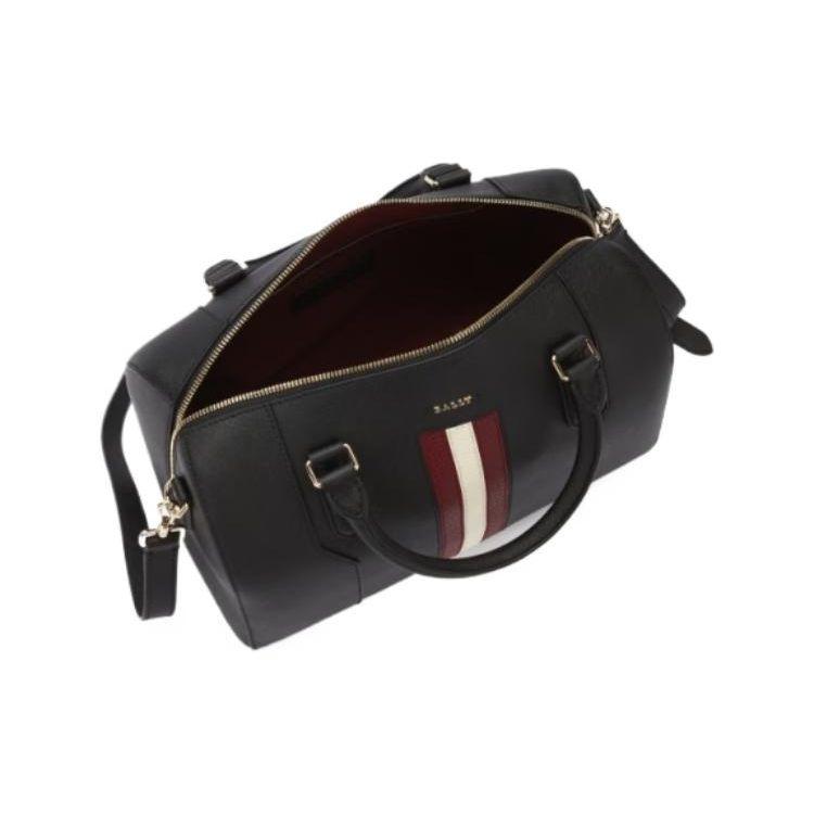 Bally Reißverschluss Leder Tote Bag Einkaufstasche Handtasche Damen Tote Schwarz 6238351