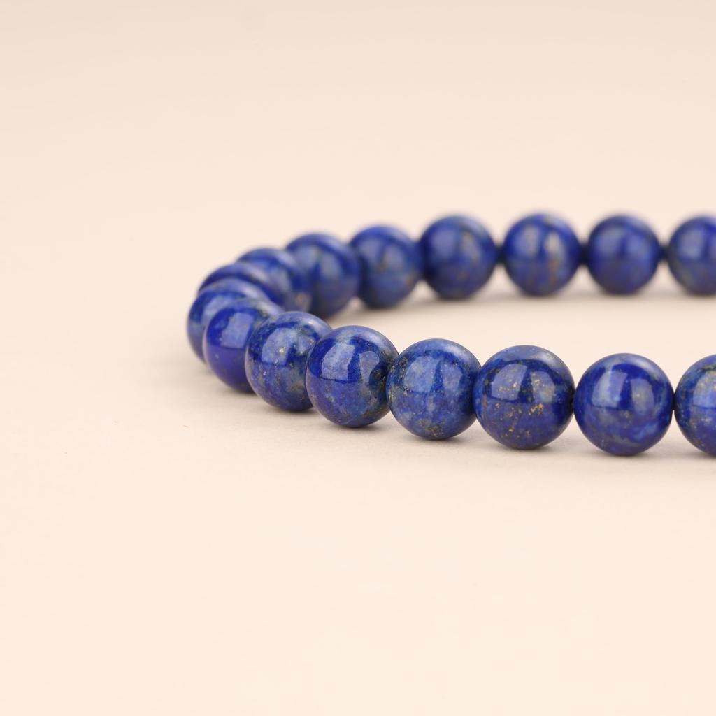 Lapis Lazuli December Birthstone Adjustable Length Power Stone Bracelet for Men and Women [KOAI]