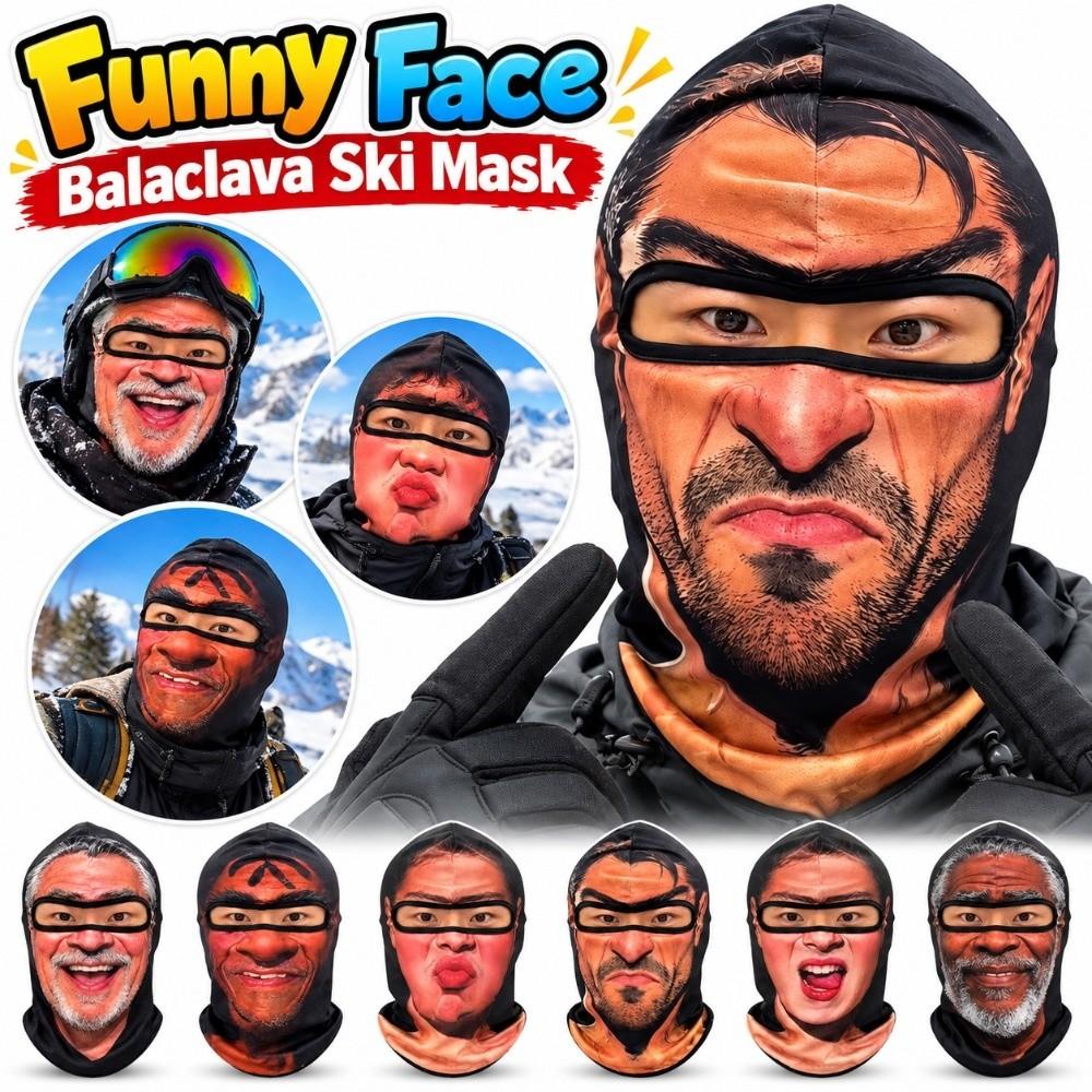 Full Coverage Winter Mask Cover Elderly Man Funny Ski Mask  Costume Parties