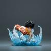 One Piece Anime Figure Top Decisive Battle Monkey D Luffy Battle Figure Scene PVC Action Statue Model Toy Dolls Birthday Gifts