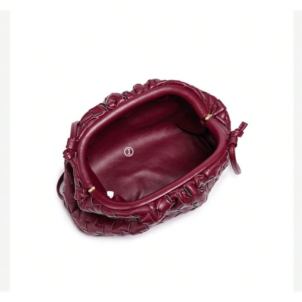 Woven Cloud Bag, Dumpling Bag, Popular Women's Bag, Fashionable One Shoulder Oblique Span, Holding A Small Bag Woman