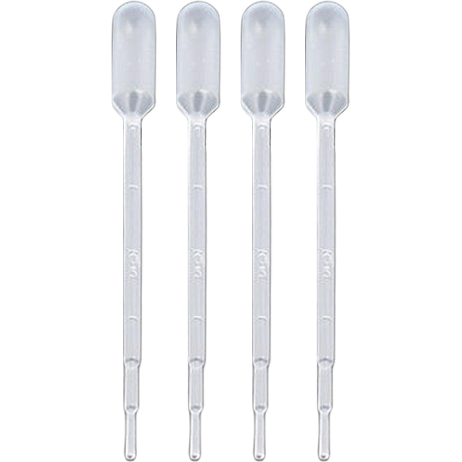 50pcs Graduated Pipettes Dropper Plastic Disposable Essential Oils Pipettes Makeup Tools Transfer Pasteur Pipettes Clear for Lab