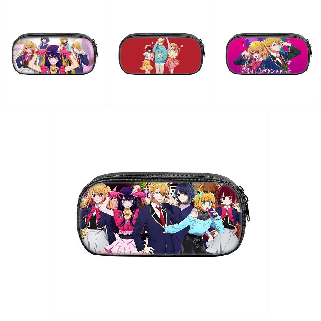 Oshi No Ko Kids Pencil Case With Large Capacity For School Storage And Stationery Organization