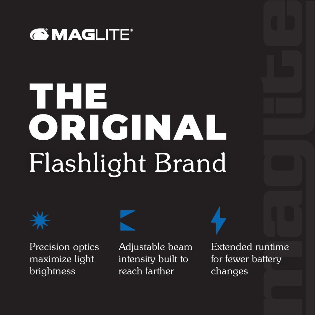 Mini Maglite 2AAA LED AAA Blue MAG-LITE Penlight, (2 batteries), SP32116,