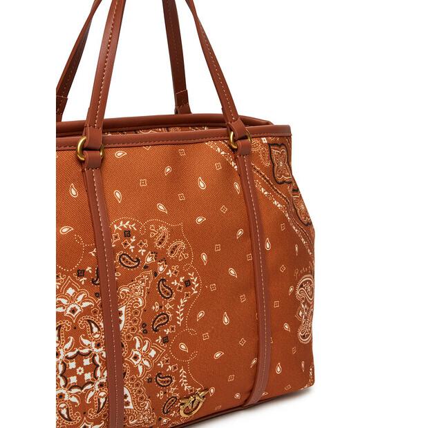 Bag PINKO Shopper Classic PE 25 PLTT 104899 A2AS Brown
