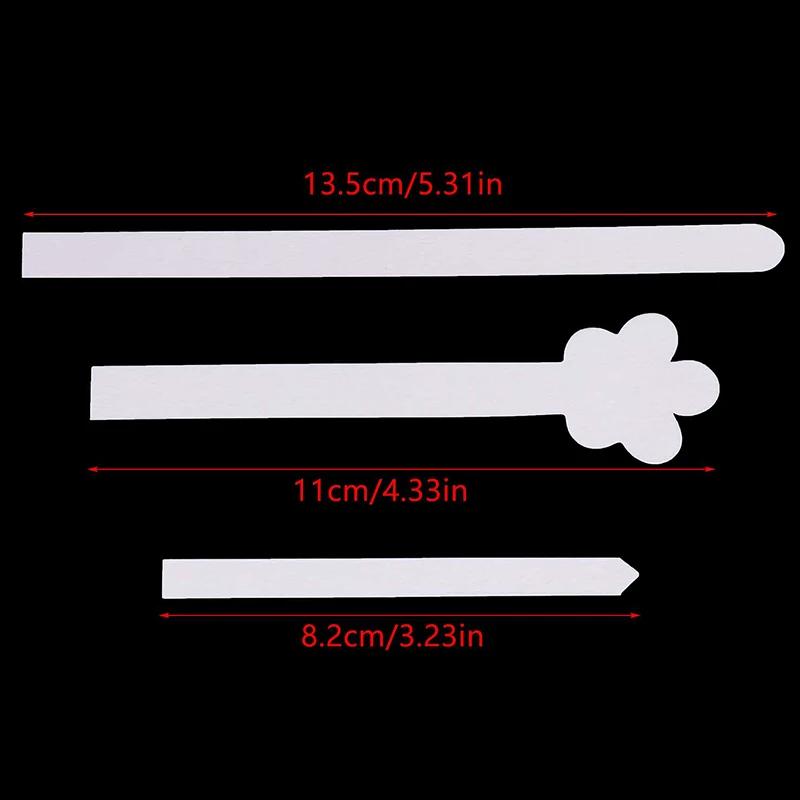 100/500Pcs Tester Strips Fragrance Disposable White Smell Paper Paper Strips Test Paper Aromatherapy Perfume Essential Oils