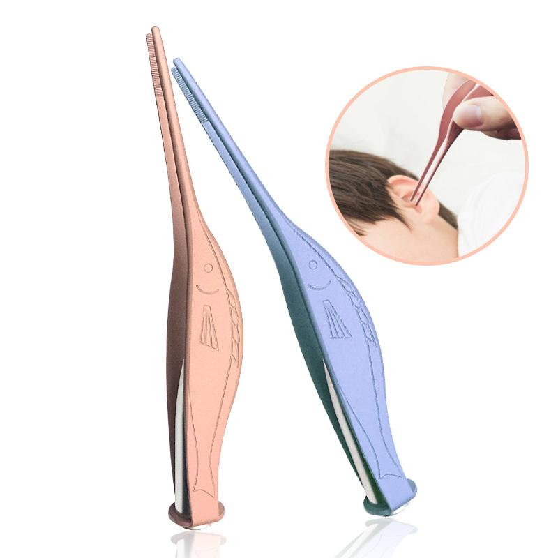 Children'S Luminous Ear Scoop Visual Earpick Ear Scoop Luminous Tweezers Booger Clip Ear Pick Set