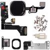 Full Set LCD Parts Replacement For iPhone 6 6P 6S Plus Front Camera Home Button Flex Cable Ear Speaker Screw