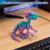 3D Printed Dragon Velociraptor Skeleton Ornament, Realistic Dragon, Fun And Trendy Printed Toy Dragon