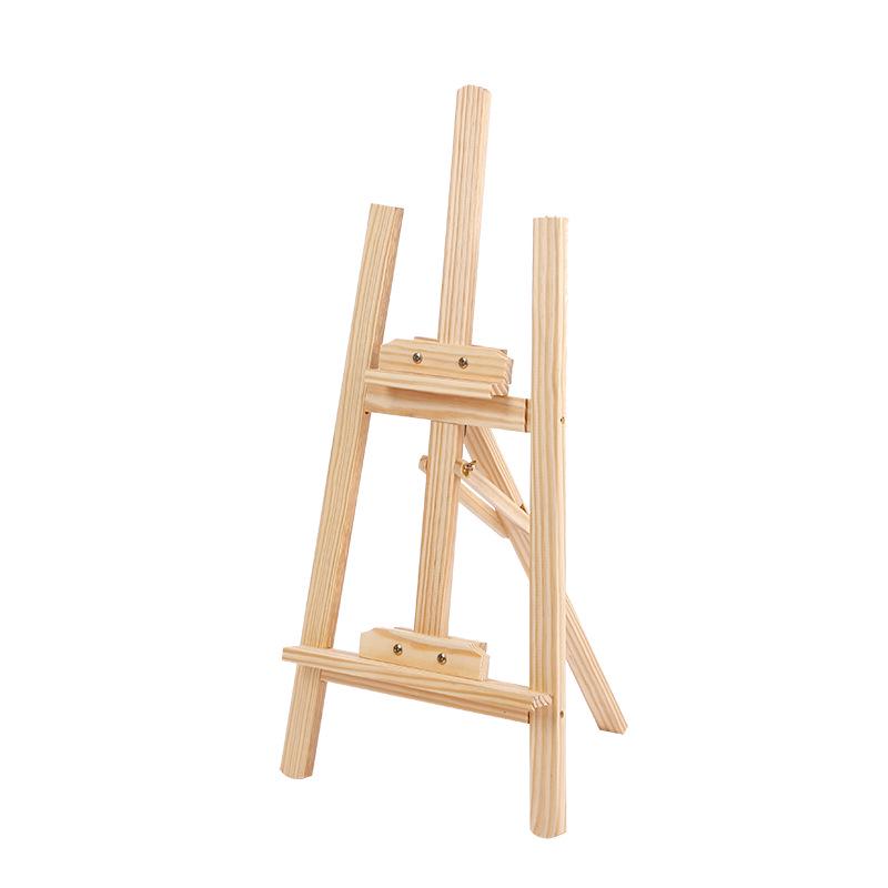 Adjustable Solid Pine Wood Easel for Art Students - Wedding Welcome Sign, Sketch & Oil Painting Display Stand.