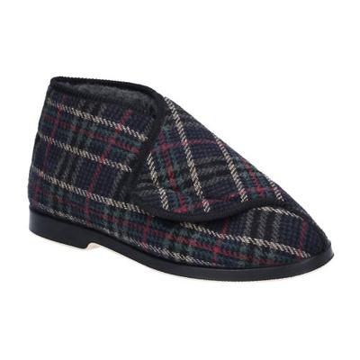 William Great British Touch Fastening Bootee / Mens Slippers / Mens Bootee