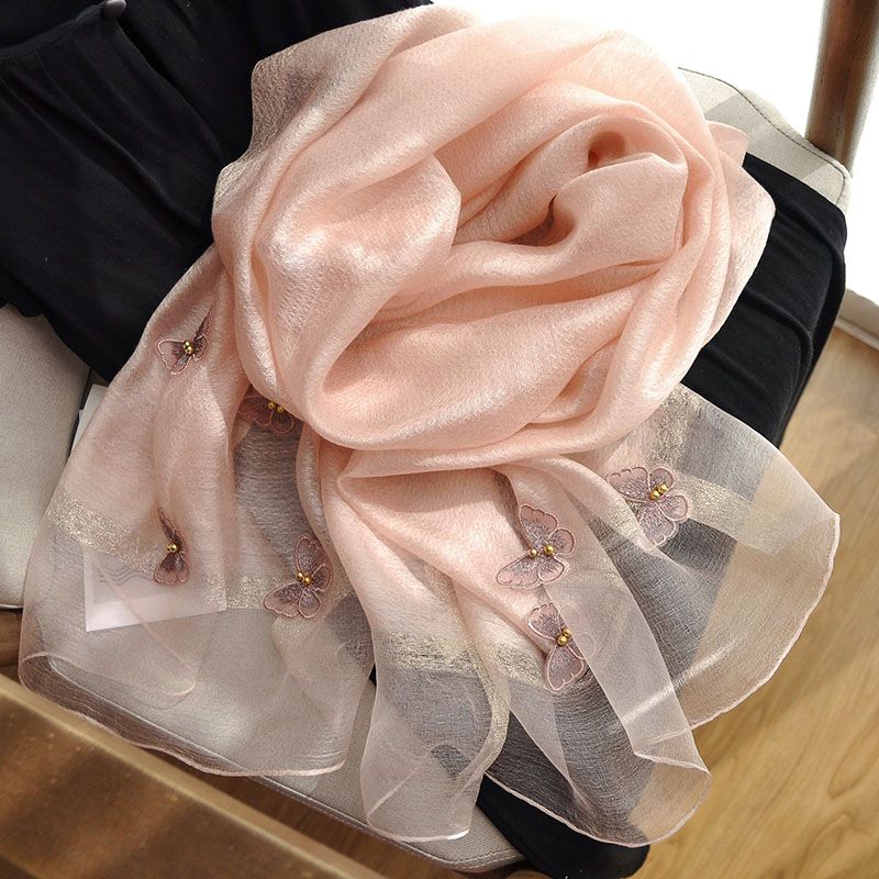 

Роскошный брендовый женский шарф, модные шелковые шарфы с принтом, летние шали и накидки, мягкая женская бандана из пашмины, платок, хиджаб