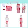 Ensemble Costume Serveur Cosplay Anime Avec Toque de Chef et Nœud Papillon Pour Adultes et Adolescents