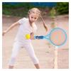 Badminton and Tennis Toy Set for Kids and Parents - Indoor and Outdoor Sports, Exercise, and Leisure - Fun for Adults Too (Pink & Blue)