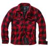 Brandit Men's Lumberjack Jacket Quilted Flannel Red