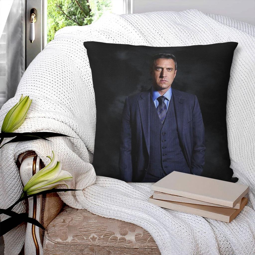 Law & Order Ada Rafael Barba Square Pillowcase Polyester Linen Velvet Printed Zip Decorative Room Cushion Cover 18"
