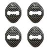 Haoshilianfa Compatible for Daihatsu Door Striker Cover Door Lock Cover Stainless Steel Cover Easy Installation Metallic Set of 4