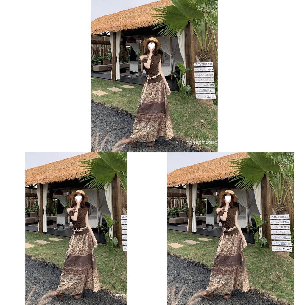 Urban Style Womens Summer Dress And Top Set With Polyester Fabric For Office Wear