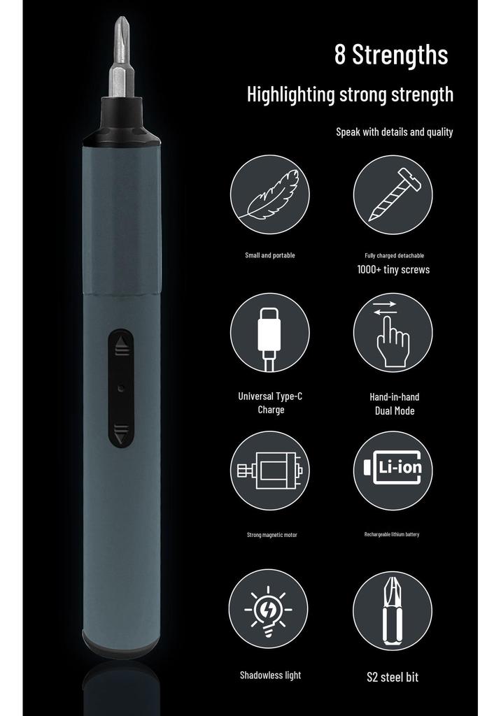 49-in-1 Electric Precision Screwdriver Set for Mobile Phones, Computers, Laptops