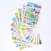 High Aesthetic Ins Style Self Adhesive Diy 12 Month Planner Stickers For Hand Account
