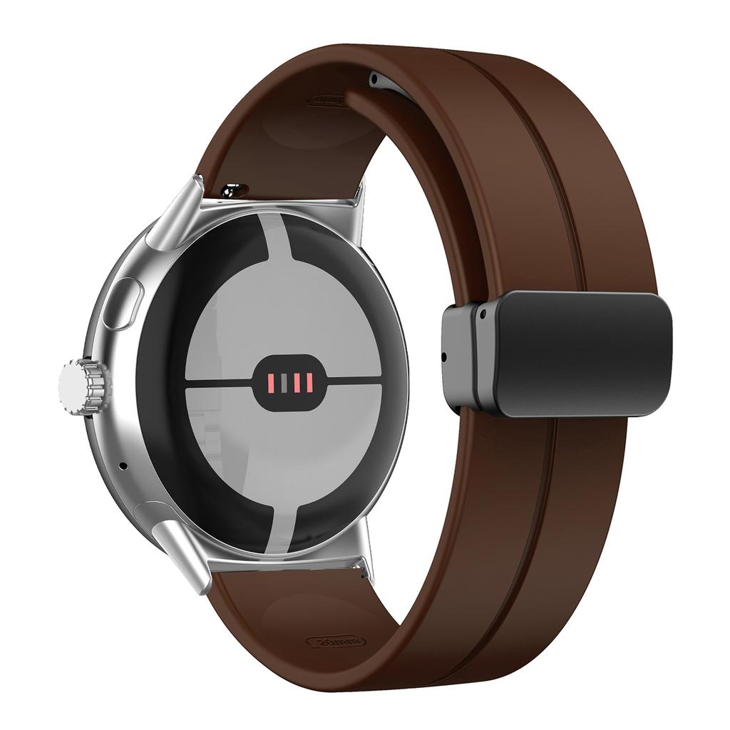 NEW Silicone Strap for Google Pixel Watch 3 45mm Band for Google Pixel Watch 1 2 3 41mm Magnetic Wristband Bracelet Accessories