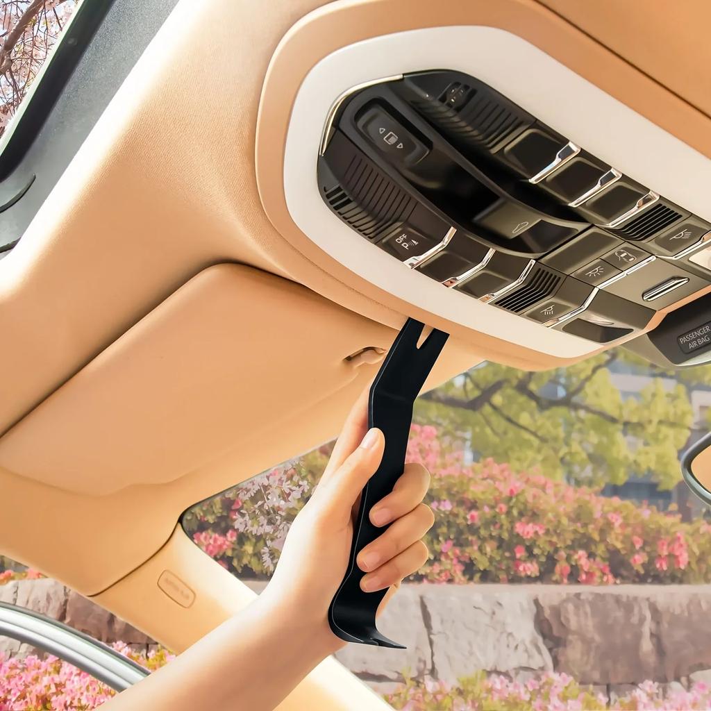 5-teiliges Werkzeugset zum Entfernen von Autoverkleidungen, kratzfestes Kunststoff-Hebelwerkzeugset – Set zum Entfernen von Clip-Befestigungselementen für Innentürverkleidungen für Fahrzeuge