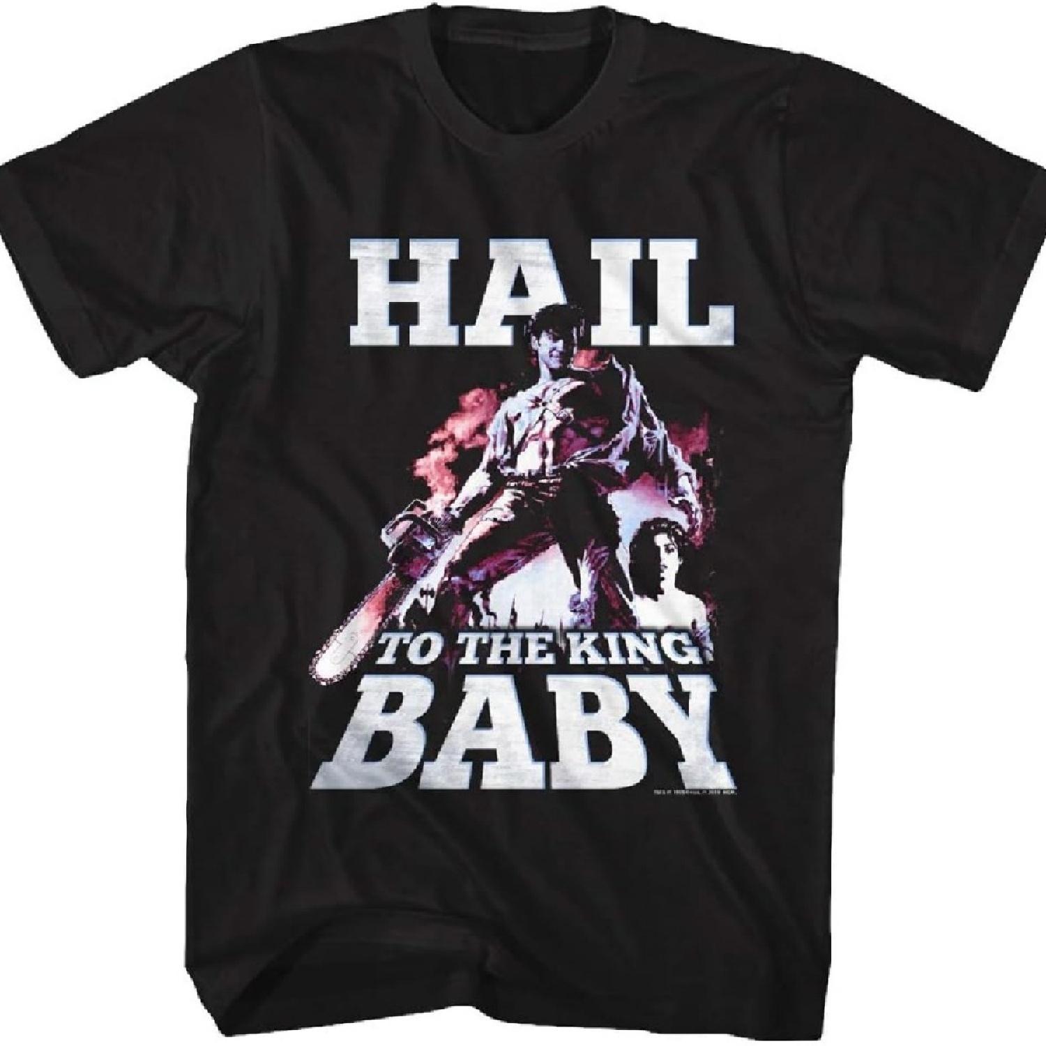 

Army of Darkness T-Shirt Hail to The King Black Tee, 2XL XXXXXL