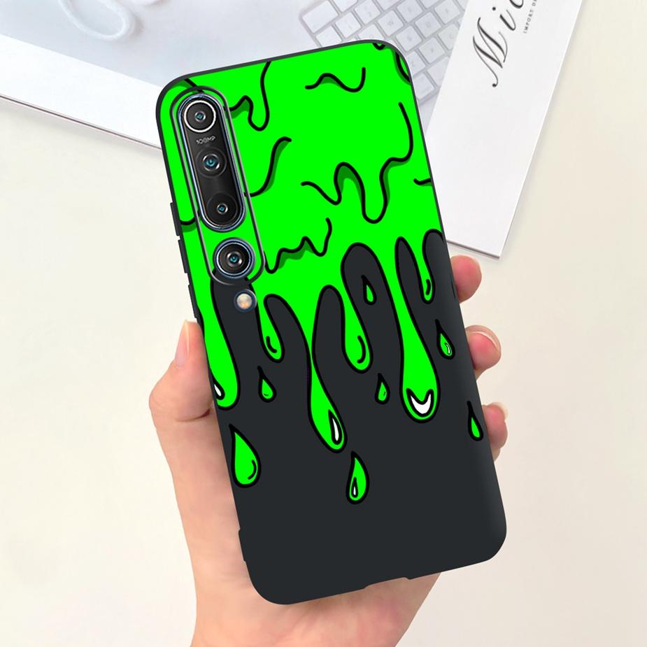 For Xiaomi Mi 10 Pro Case Cute Fashion Painted Cover Soft TPU Shockproof Phone Case For Xiaomi Mi 10 Lite Mi10 Pro 5G Full Coque