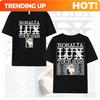 Singer Rosala Rosalia 100cotton Unisexs Shirt 2026 LUX Tour Graphics Short Sleeve Oversized Unisexs Short Sleeved Cheap Tshirt