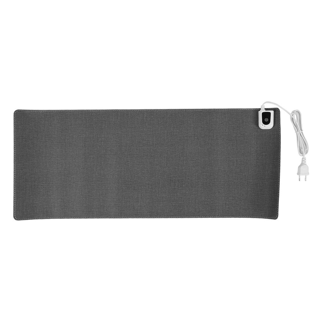 Heated Mouse Pad PU Leather Warm Desk Pad 31x13in Heating Gaming Mouse Pad for Office Dormitory