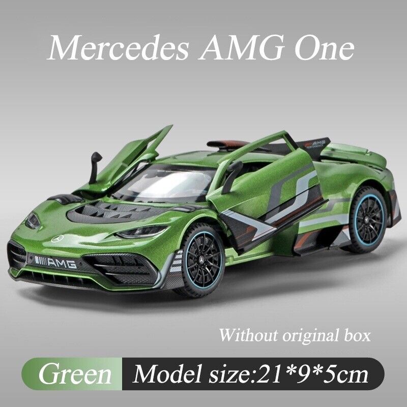1/24 Scale BENZ AMG ONE Sports Car Models Alloy Diecast Toy Vehicle W/ Sound and Light