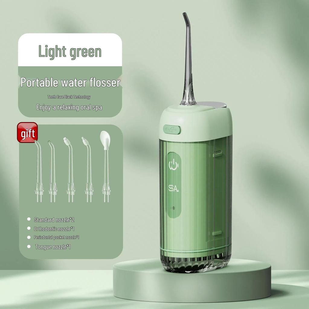 Cross-Border Portable Electric Water Flosser & Tongue Cleaner for Orthodontics