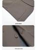 Men's Spring 2026 Korean Style Solid Color Single-Breasted Casual Suit Jacket