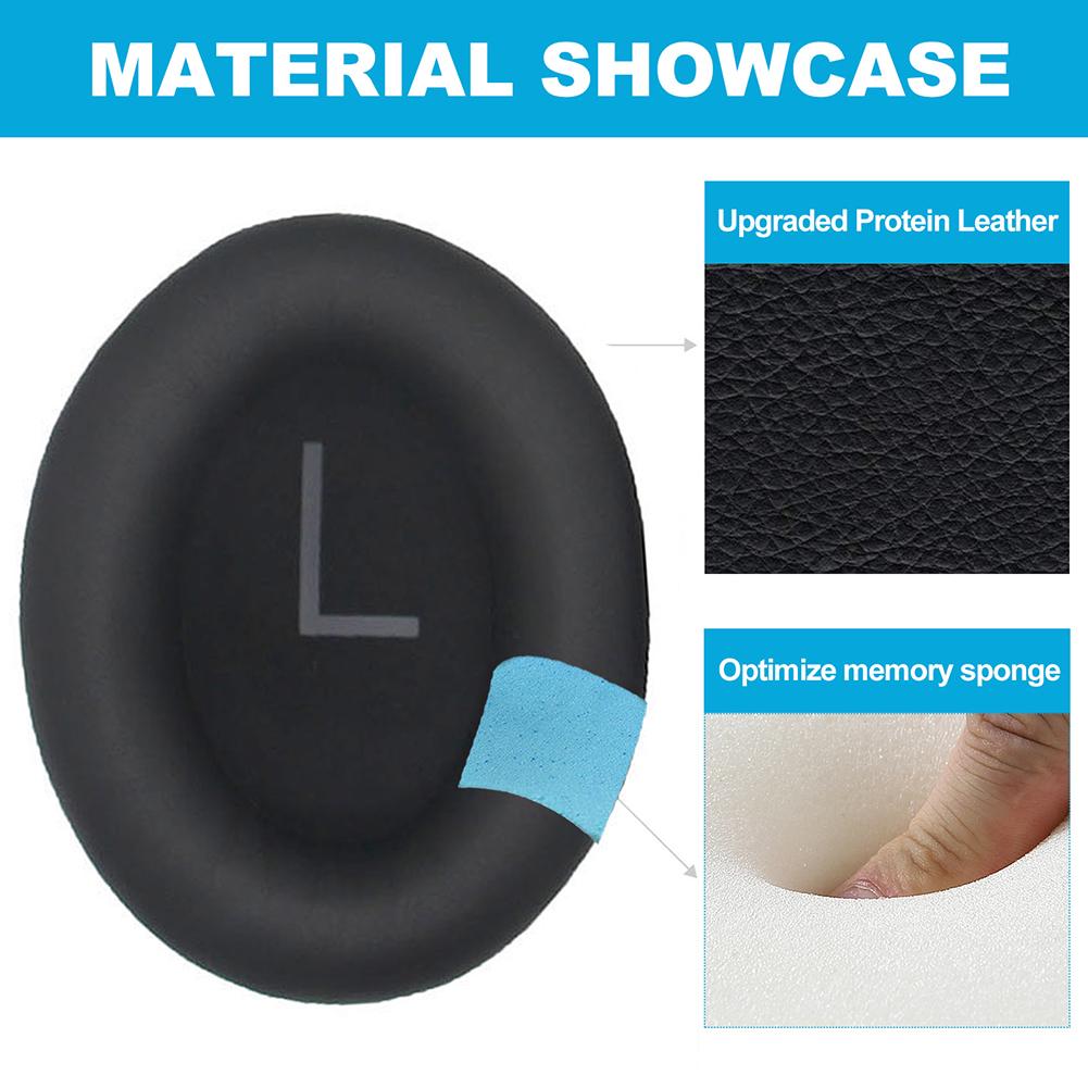 1 Pair Replacement Foam Ear Pads Headphones Ear Cushions Ear Cups Cover Repair Parts for Bose QC45 QuietComfort 45