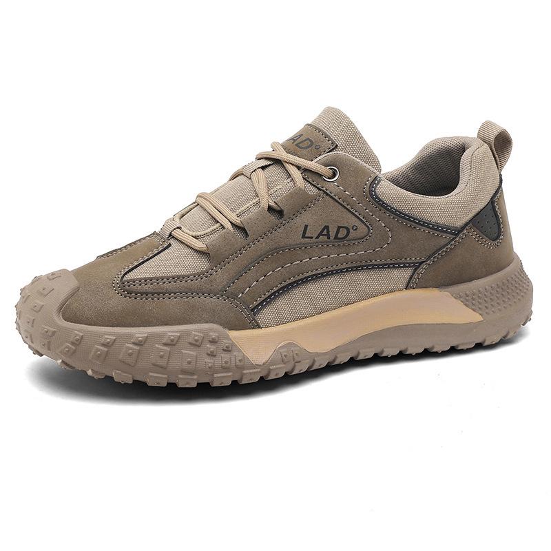 Men's Comfortable Non-Slip Mesh Work Shoes: Versatile, Wear-Resistant, Casual Labor Protection Footwear for Autumn