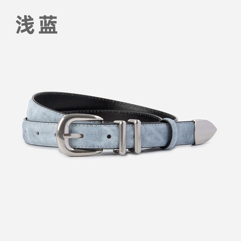 

Четыре сезона в наличии новый натуральный кожаный женский ремень кожа в паре с джинсами повседневные брюки женский ремень для брюк модный универсальный женский ремень 105cm