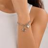 Accessories Simple Sweet Love Heart Pendant Bracelet Women, Versatile Star Jewelry Bracelet