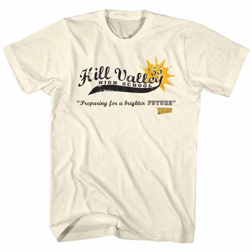Back To The Future Movie Hill Valley High School 55 George McFly Men T Shirt S