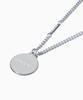 Valik [925 Silver] No.20 Signature Green Pattern Coin Necklace [L]