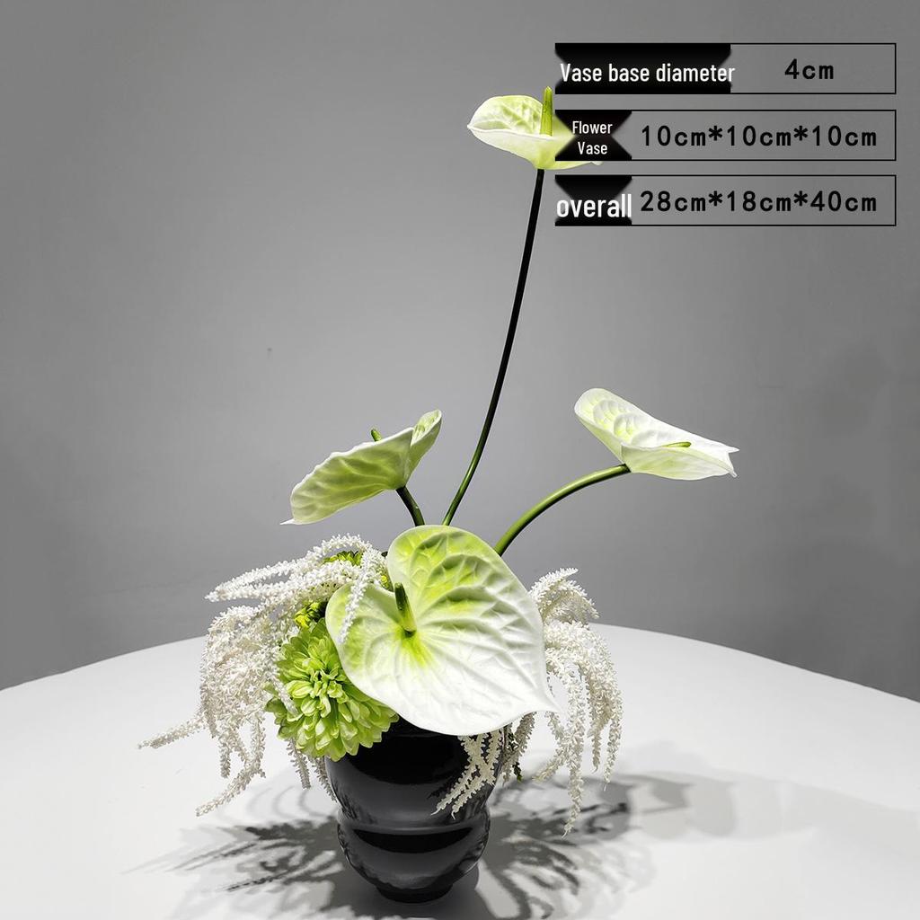 Chinese Style Floral Coffee Table Arrangement for Living Room or Hotel Decor