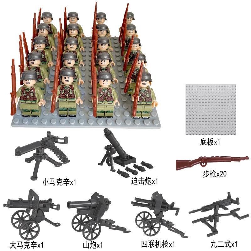 Doll Building Block Doll British Military Puzzle Assembly Toy