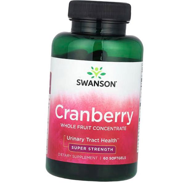 

Клюквенный концентрат, Cranberry Whole Fruit Concentrate Super Strength, Swanson 60гелкапс (71280377) 60softgels