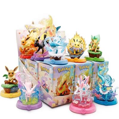 Adventure Eevee Blind Box Pokemon Action Figure Mystery Box Collection Doll Home Decor Children's Birthday Gift Toy