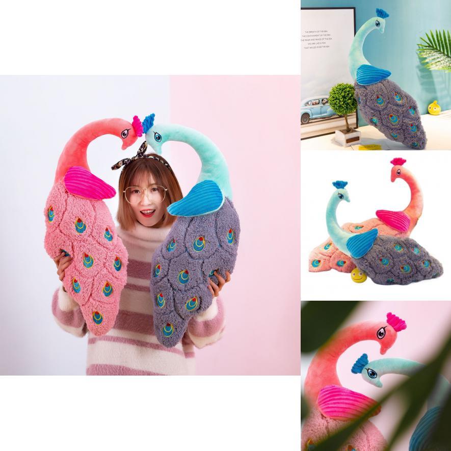 Peacock Plush Toy Collectors Soft Stuffed Animal For Kid And Fans