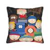 Decorative Pillowcases Southpark All Characters  Accessories Home Funny Cartoon Pillow Case Cover Zipper Multi-Size