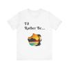 I D Rather Be Watching the Sunset In Jersey T Shirt