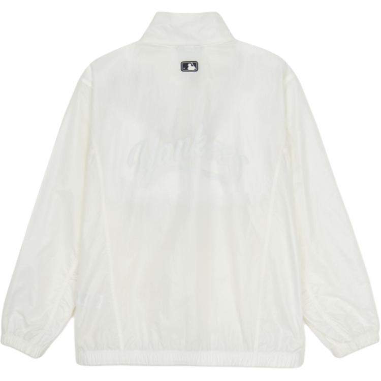 New MLB New York Yankees Trench Coat Women's Cream 3FWJV0253-50IVS