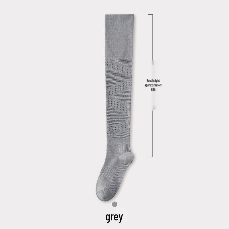 Women's Breathable Mesh Over-the-Calf Socks for Running, Cycling, Badminton, and Fitness - Spring/Summer Style